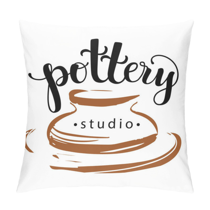 Personality  Pottery Studio Logo Pillow Covers