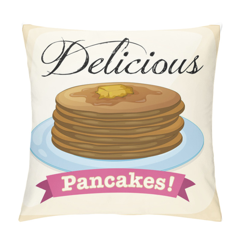 Personality  Pancakes Poster Pillow Covers