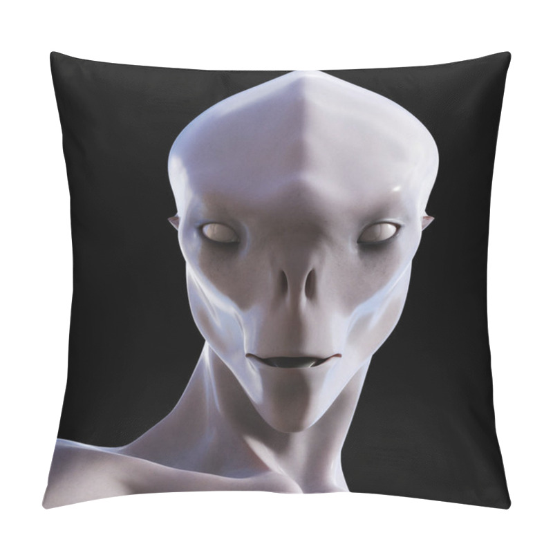 Personality  Digital 3D Illustration Of A Creepy Creature Pillow Covers