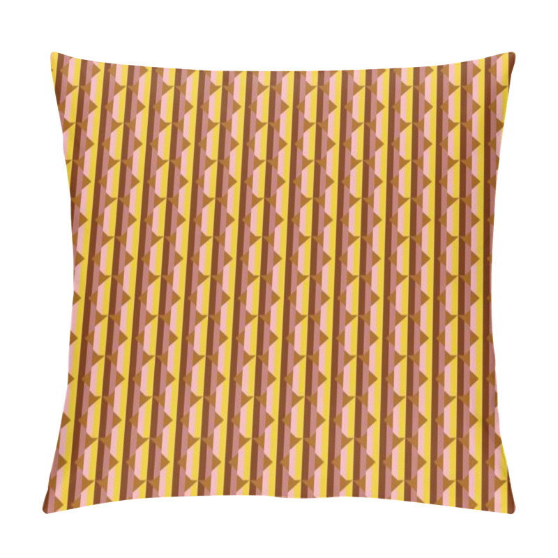 Personality  Abstract Creative Background With Repeated Shapes Pillow Covers