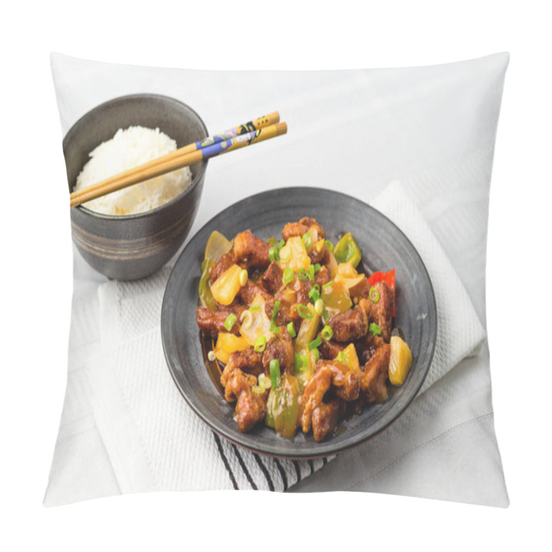 Personality  Sweet And Sour Pork Chinese Food. Pillow Covers