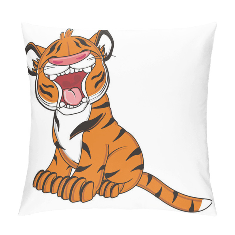 Personality  Cute Orange Tiger Pillow Covers