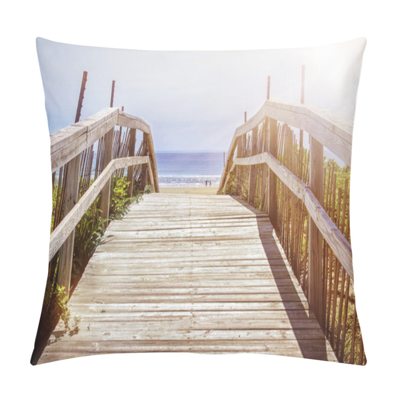 Personality  Path Over Sand Dunes Pillow Covers