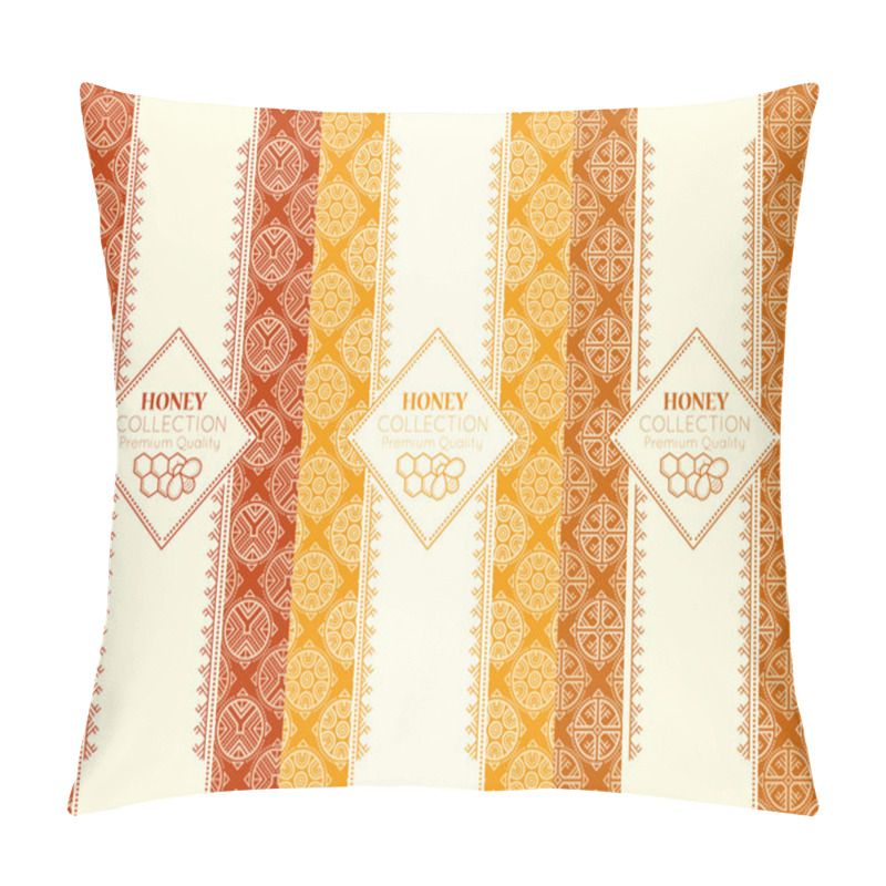 Personality  Vector Design Kit With Package Design Layout And Seamless Patterns Pillow Covers