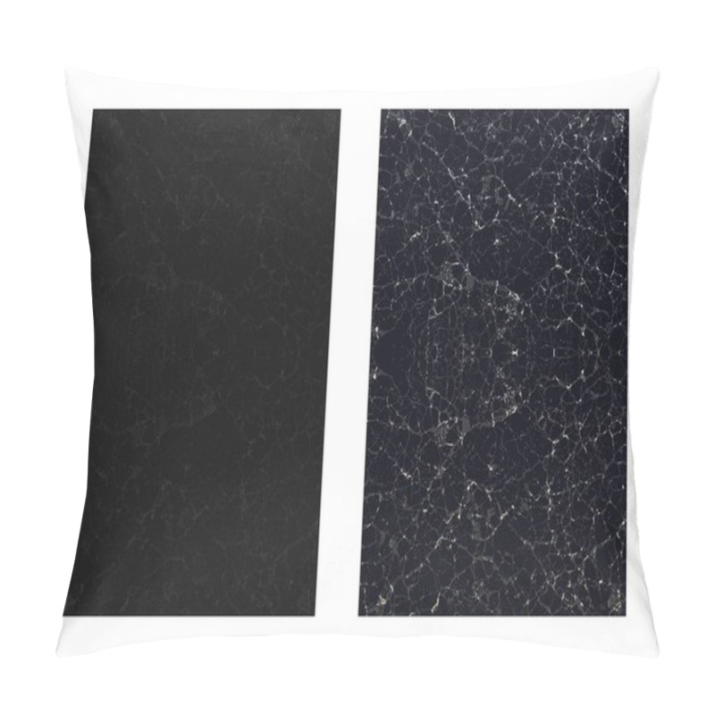 Personality  Black Natural Marble Texture Vector Illustration Pillow Covers