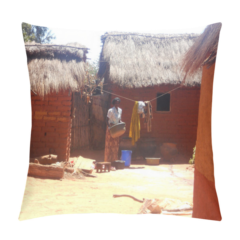 Personality  Smile For Africa 034 - Moments Of Everyday Life Of African Child Pillow Covers