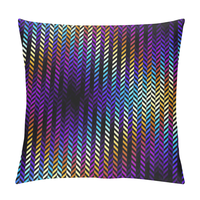 Personality  Geometric Abstract Pattern In Low Poly Style. Pillow Covers