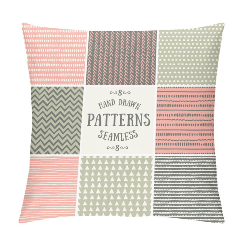 Personality  Abstract Seamless Patterns Collection Pillow Covers