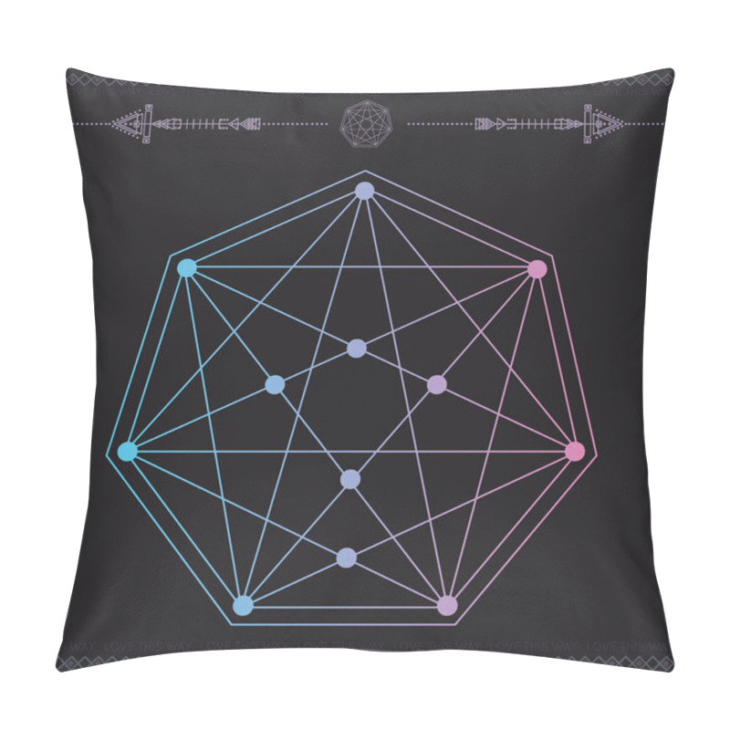 Personality  Geometric Icon Magic 3 Pillow Covers