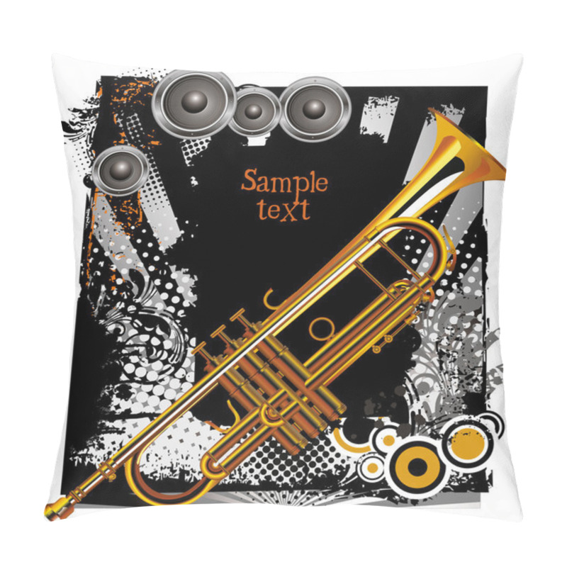 Personality  Music Background Pillow Covers