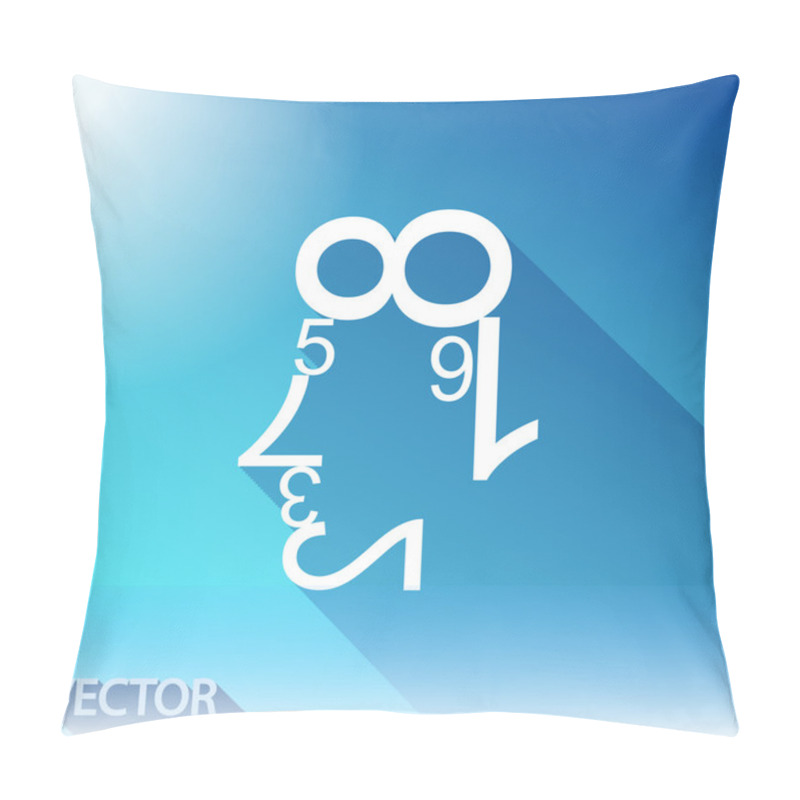 Personality  Human Face Of The Data Figures Pillow Covers