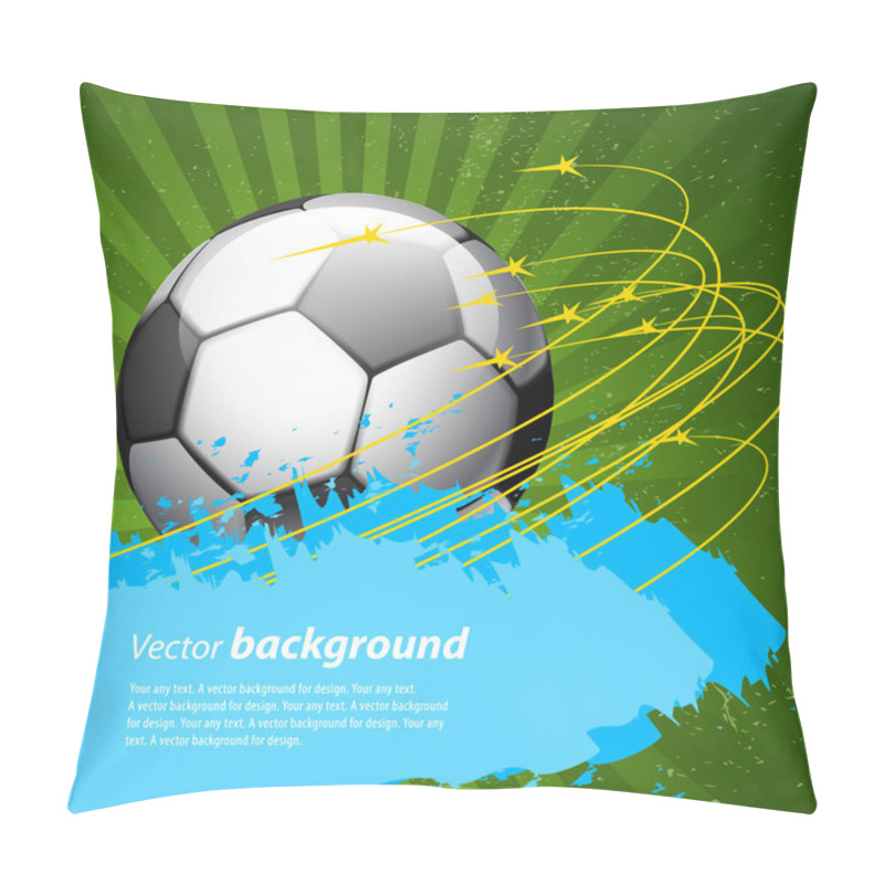 Personality  Abstract Background For Design On A Football Theme Pillow Covers