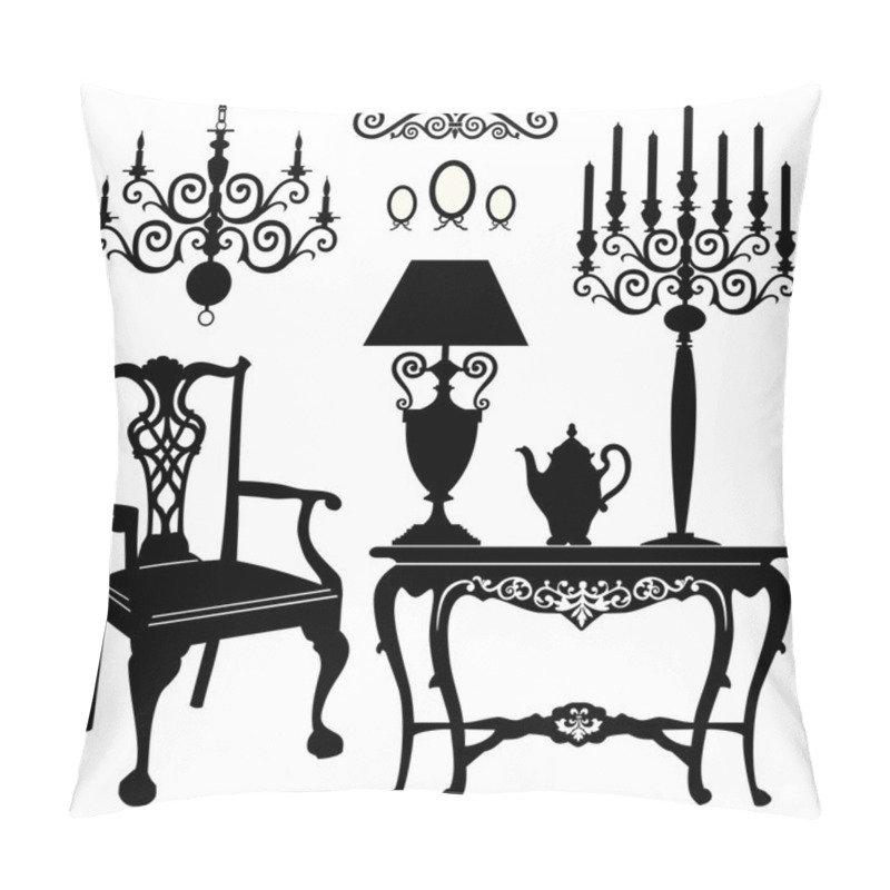 Personality  Antique Furniture Pillow Covers