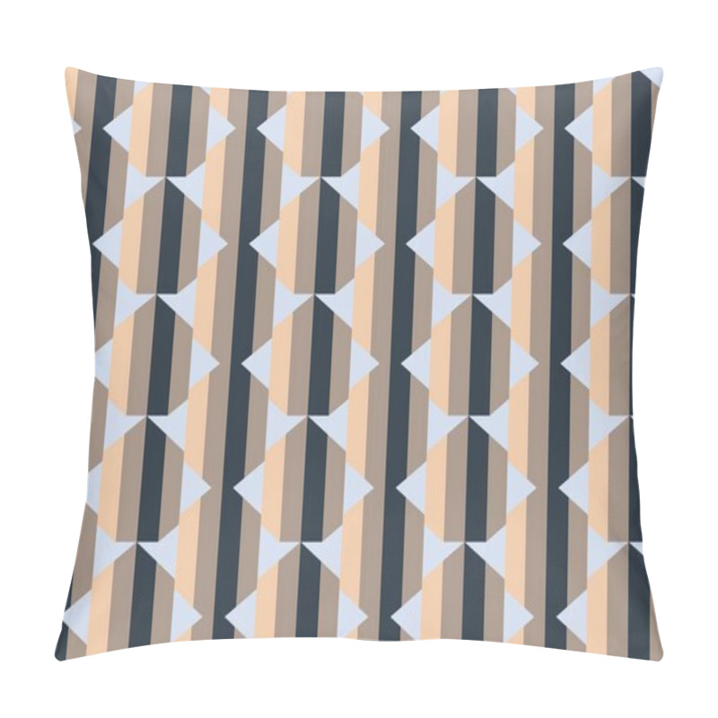 Personality  Abstract Creative Background With Repeated Shapes Pillow Covers