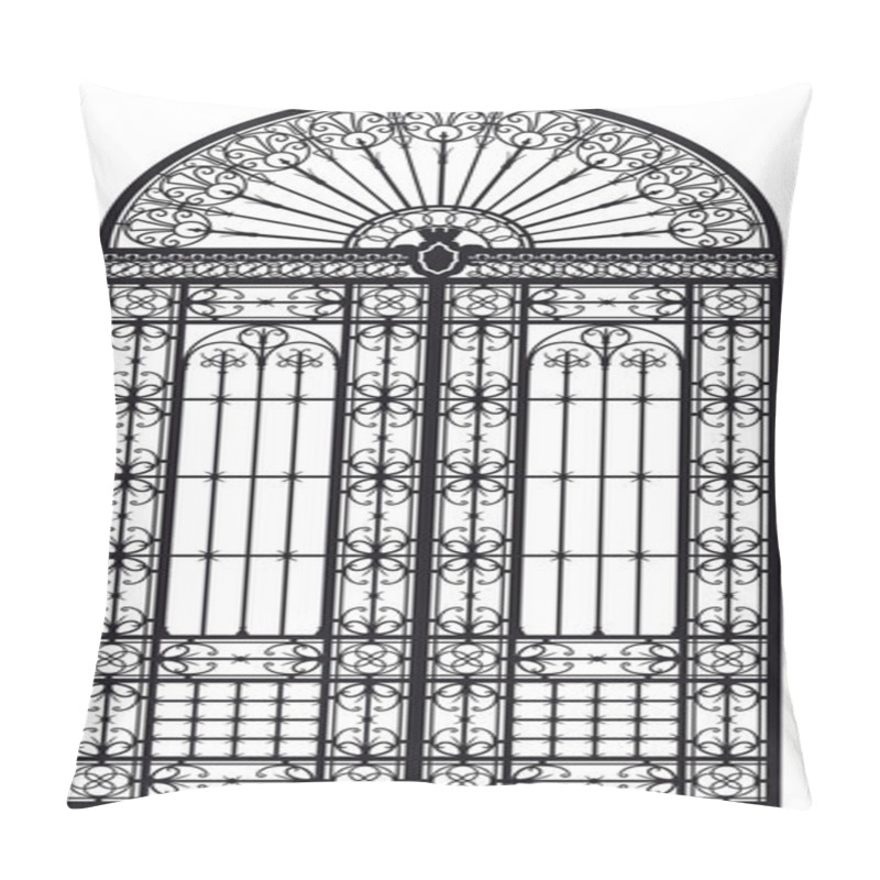 Personality  Wrought Iron Portal Pillow Covers