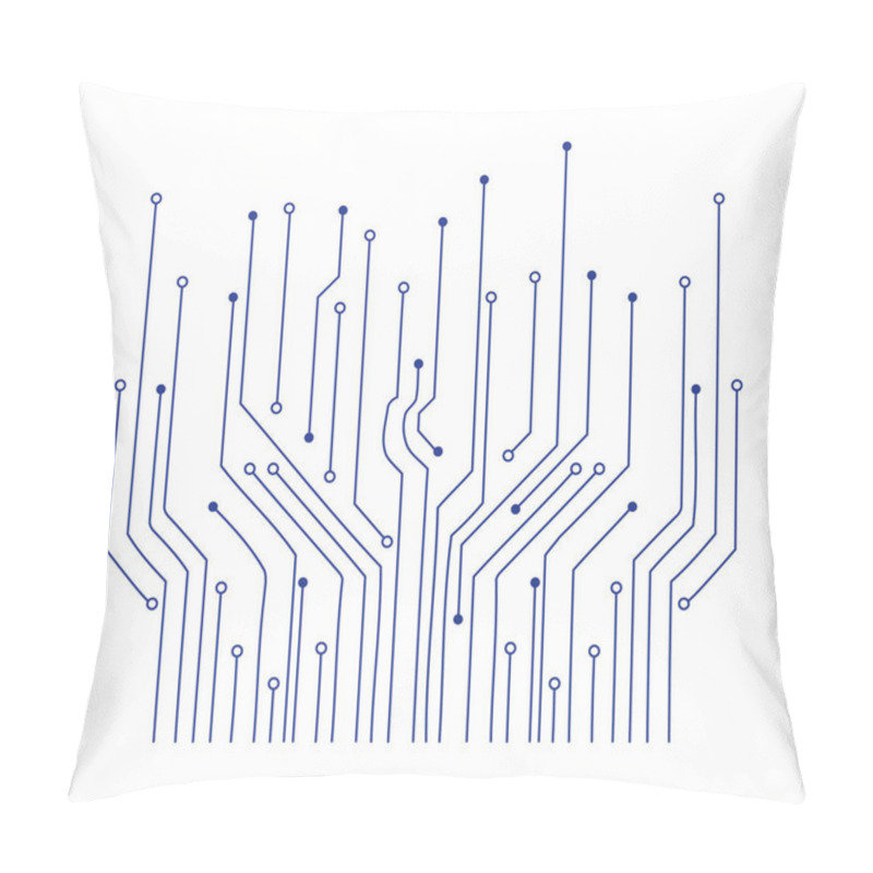 Personality  Data Cyber Connection Icon Isolated Pillow Covers