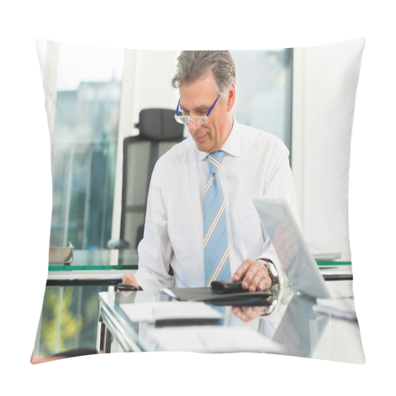 Personality  Boss In His Business Office Pillow Covers