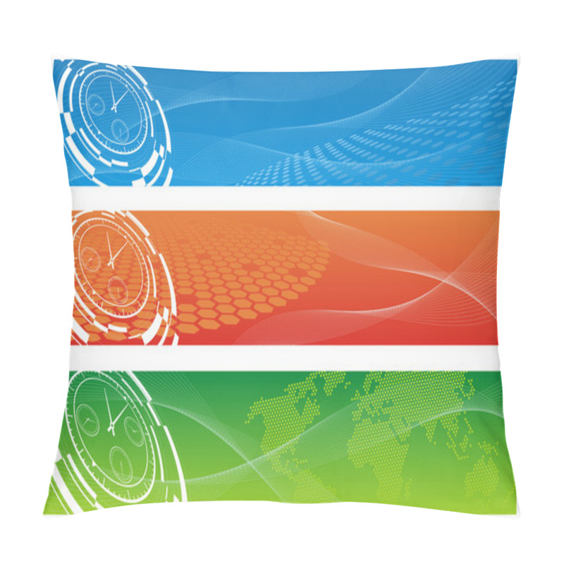 Personality  Abstract Watch Background Pillow Covers