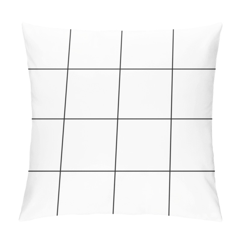 Personality  Grid, Mesh Pattern. Plotting, Graph Paper Texture Pillow Covers