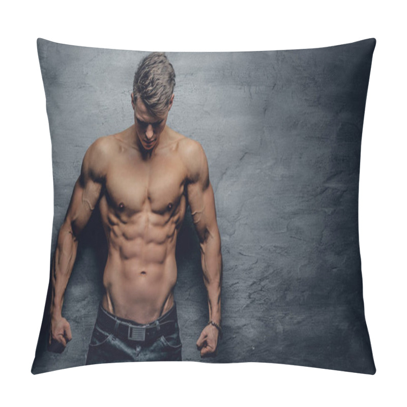 Personality  Shirtless Muscular Guy Pillow Covers