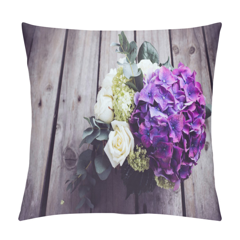 Personality  Big Bouquet Of Fresh Flowers Pillow Covers