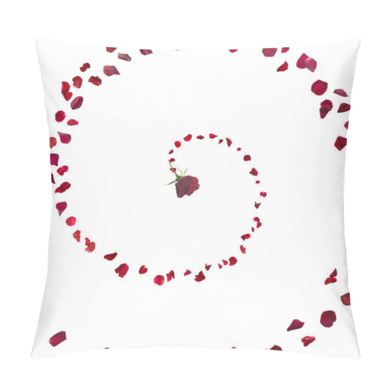 Personality  Rose Petal Spiral Pillow Covers