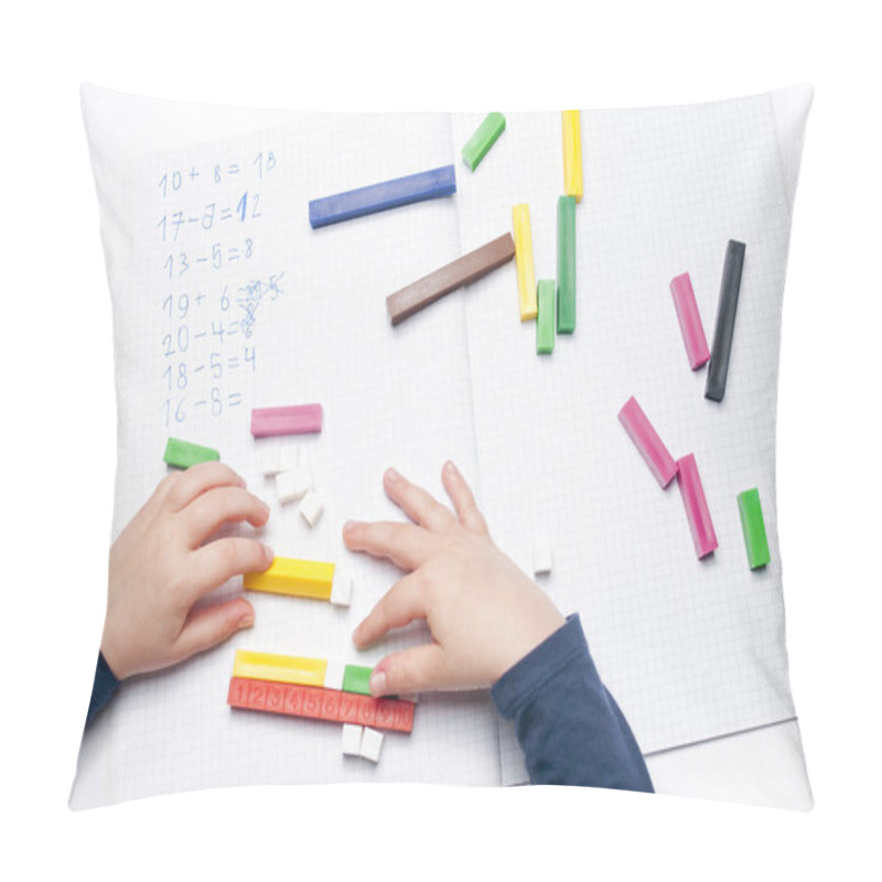 Personality  Elementary School: Arithmetic Exercises Pillow Covers