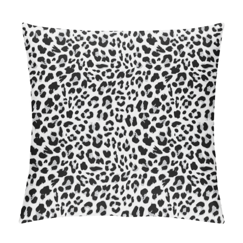 Personality  Leopard Seamless Pattern Design, Vector Background Pillow Covers