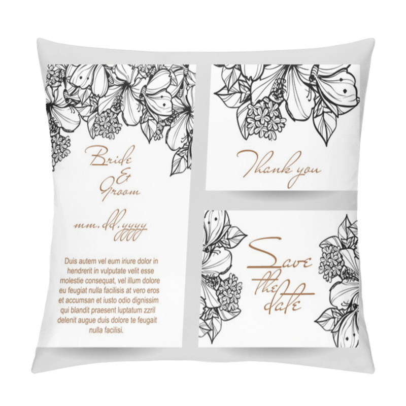 Personality  Blooming Floral Ornament Pillow Covers