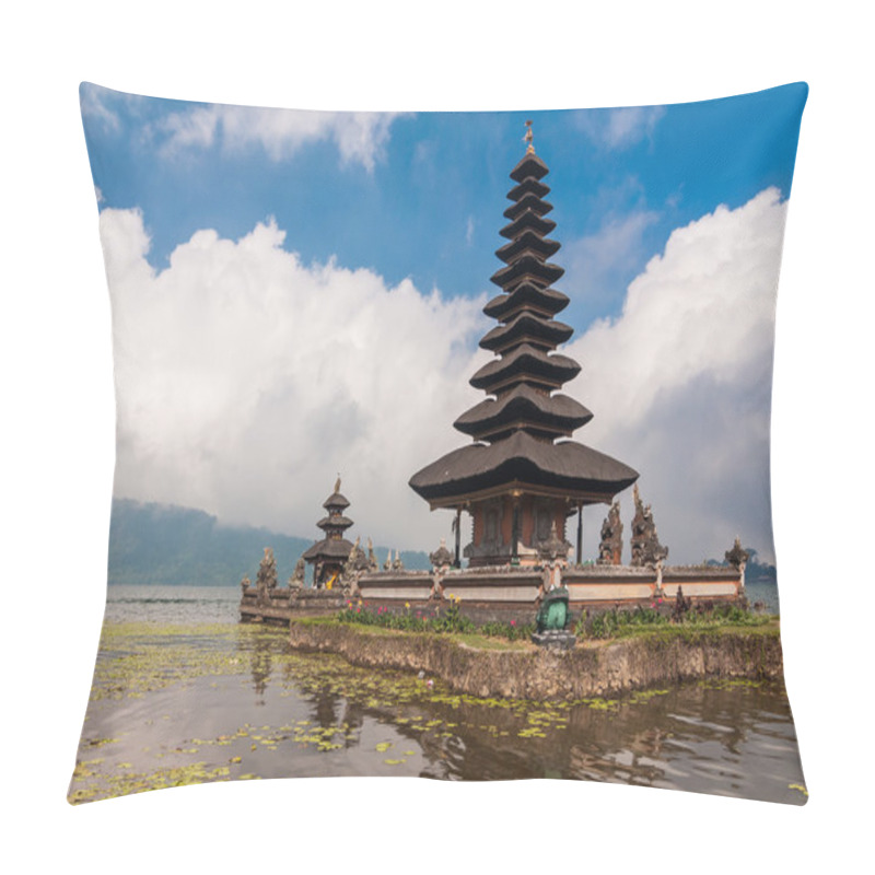 Personality  Pura Ulun Danu Temple On A Lake Bratan, Bali, Indonesia Pillow Covers