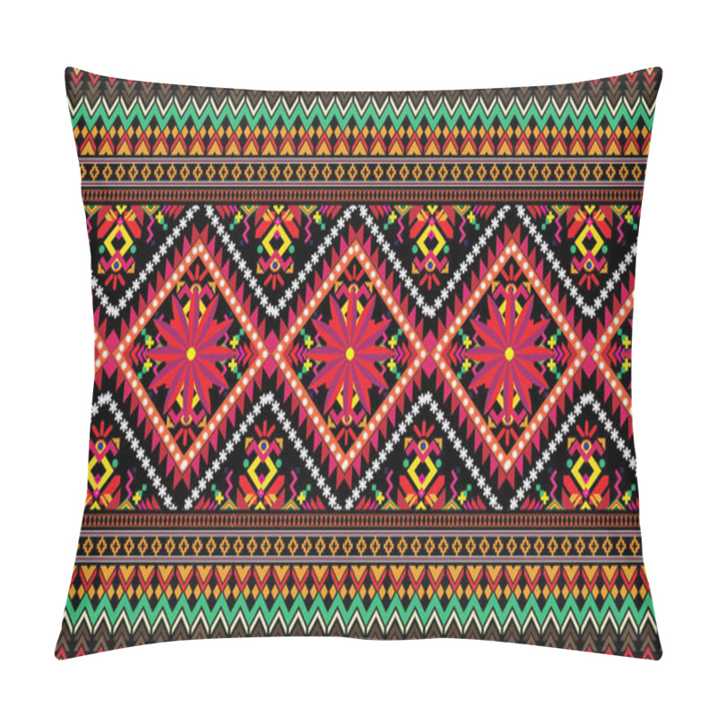 Personality  Geometric Vector Background With Sacral Tribal Ethnic Elements. Traditional Triangles Gypsy Geometric Forms Sprites Tribal Themes Apparel Fabric Tapestry Print Pillow Covers