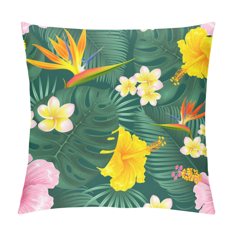 Personality  Summer Tropical Frame Design Pillow Covers