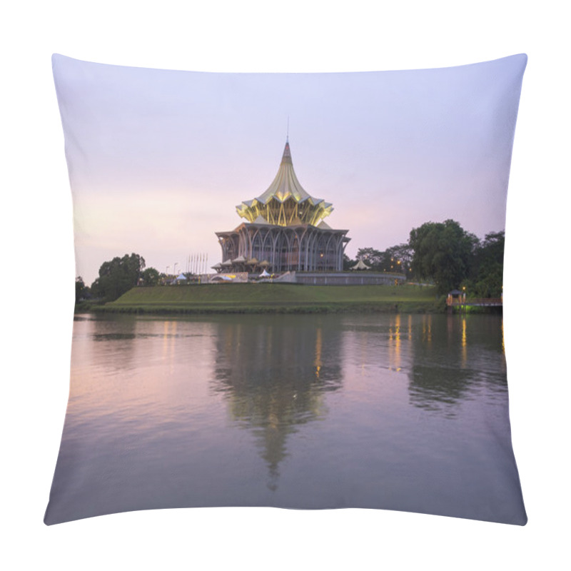 Personality  Sarawak State Legislative Assembly Building, Kuching, Malaysia Pillow Covers