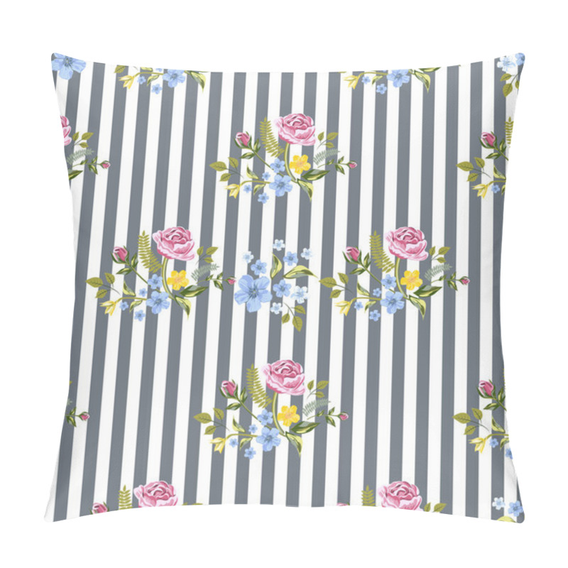 Personality  Seamless Floral Pattern Pillow Covers