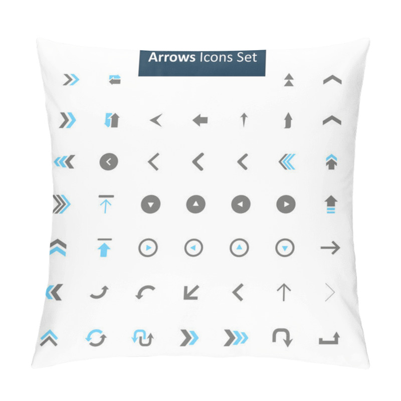 Personality  Arrows Icon Set Pillow Covers