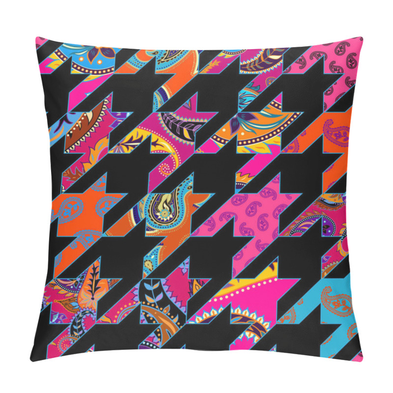 Personality  Geometrical Patchwork Pattern Pillow Covers