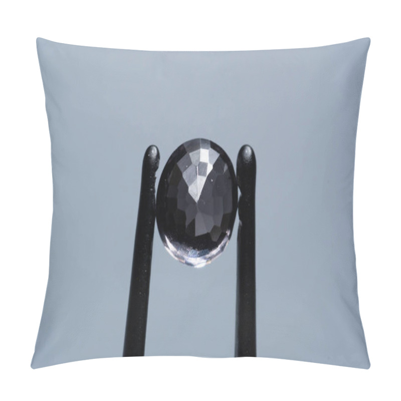 Personality  Stunning Natural Purple Spinel Gemstone Captured With Precision. Pillow Covers