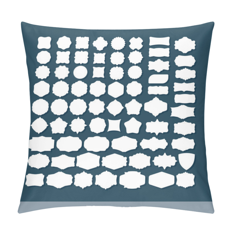 Personality  Retro Label Shapes Pillow Covers