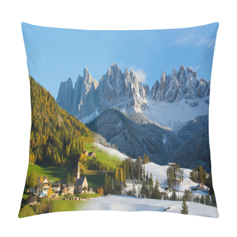 Personality  Change Of Season, Fall Turns Winter Pillow Covers