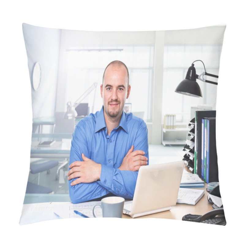 Personality  Man In Office Pillow Covers