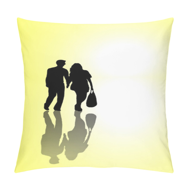 Personality  Relationship Journey Concept. Pillow Covers