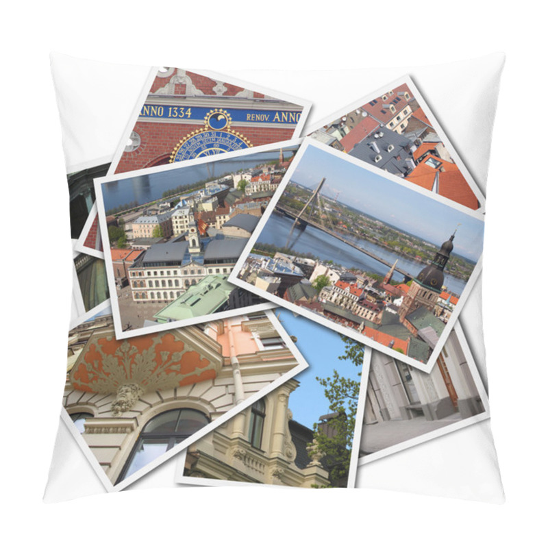 Personality  Riga Postcards Pillow Covers