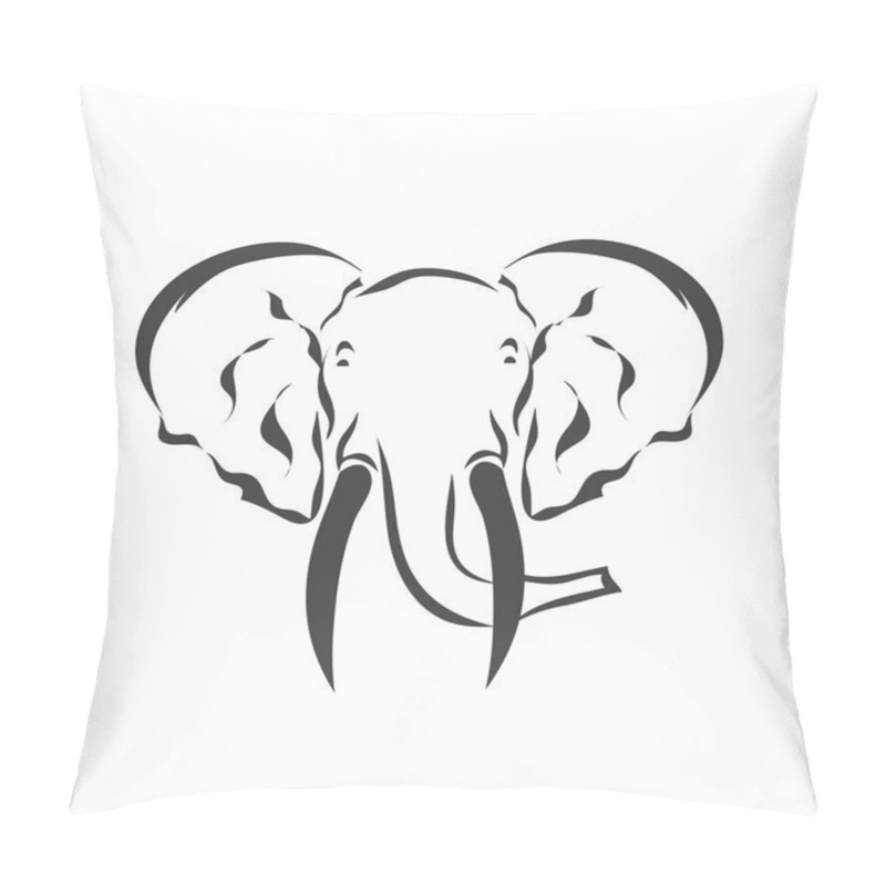 Personality  Vector Tattoo Sketch Animal Pillow Covers