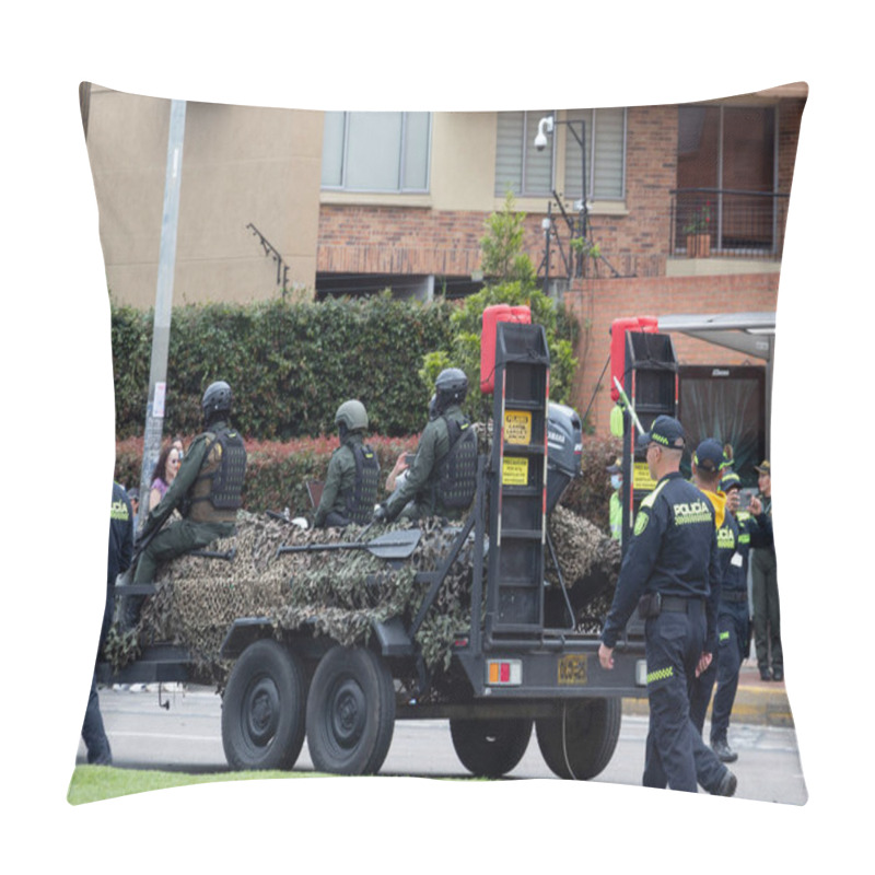 Personality  Special Police Fast Boat During Independence Day Exhibition Pillow Covers