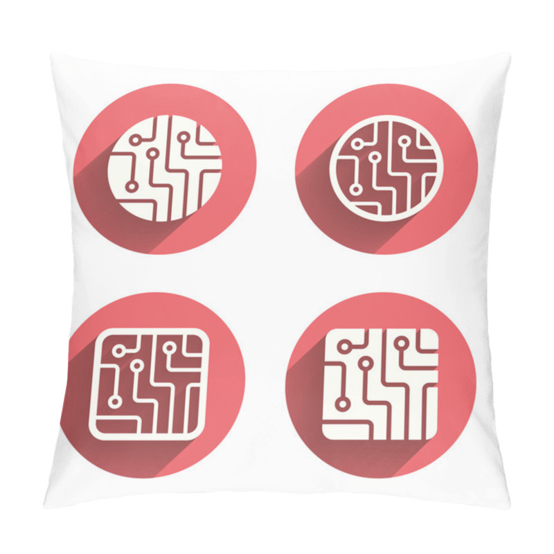 Personality  Circuit Board Signs. Pillow Covers