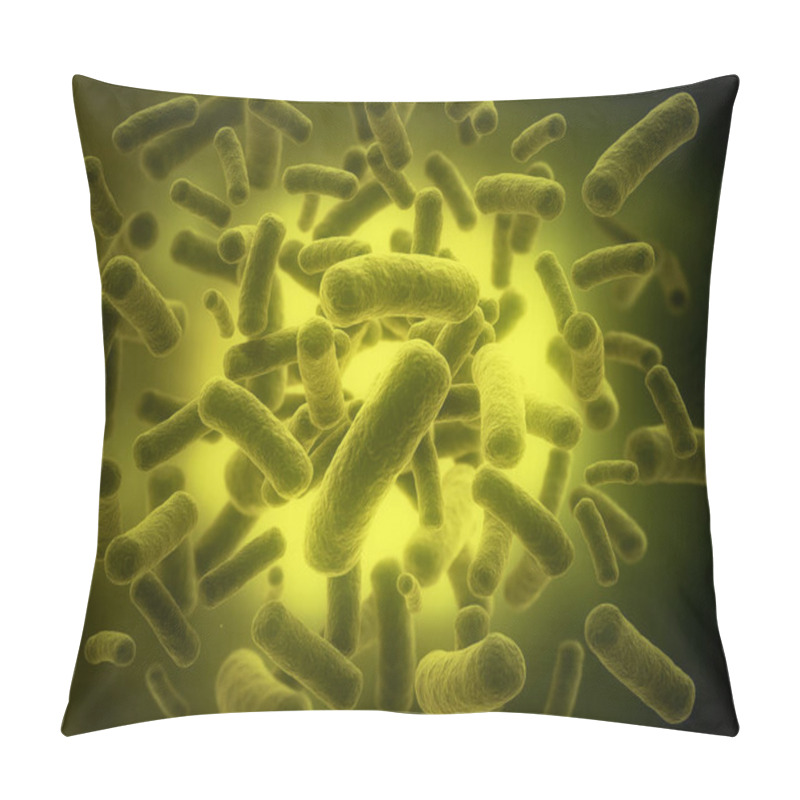 Personality  Bacteria High Resolution 3d Render  Pillow Covers