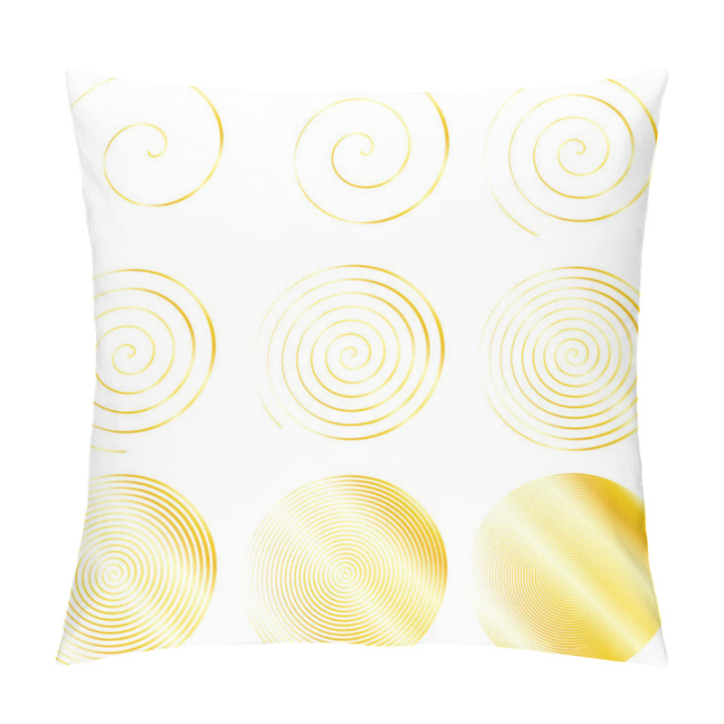 Personality  Golden Stylish Precise Whirlpool Set Pillow Covers