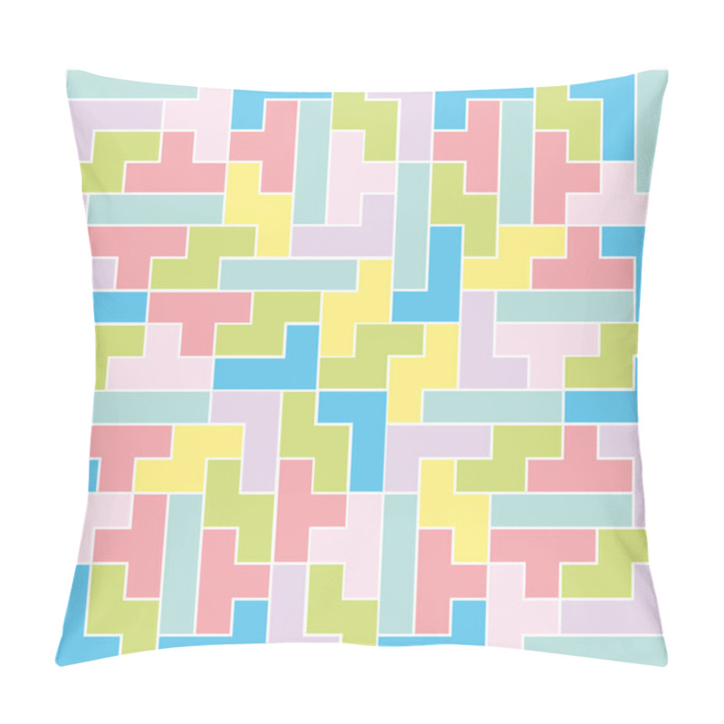 Personality  Pattern Mosaic Tiles Texture Pillow Covers