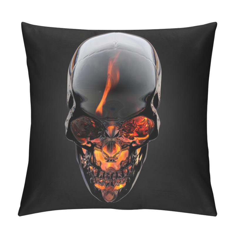 Personality  Fire Skull Pillow Covers