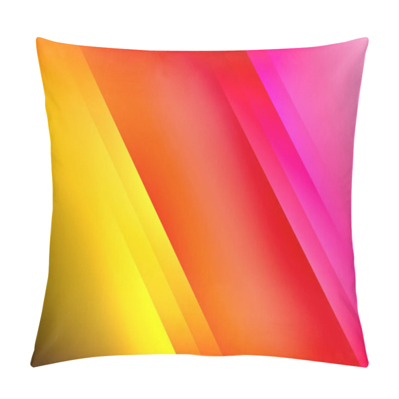 Personality  Bright Lines Background. Gradient Geometric Template Wallpaper Pillow Covers